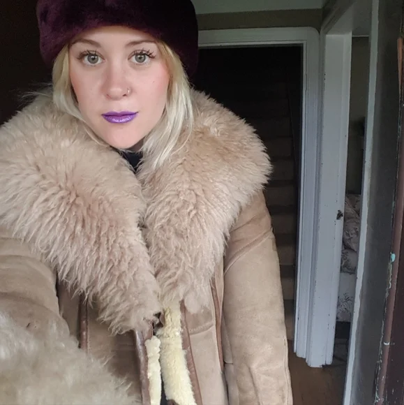 REAL vintage sherling coat - Picture 8 of 9